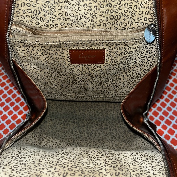 **AUTHENTIC** CARTIER PANTHER VINTAGE BOOKBAG - Picture 7 of 11